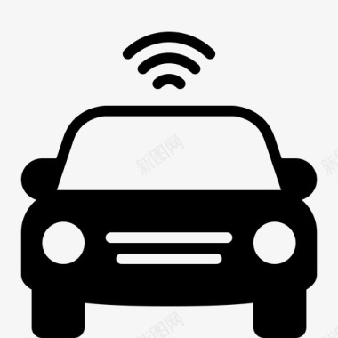 汽车发射器wifi车辆图标图标