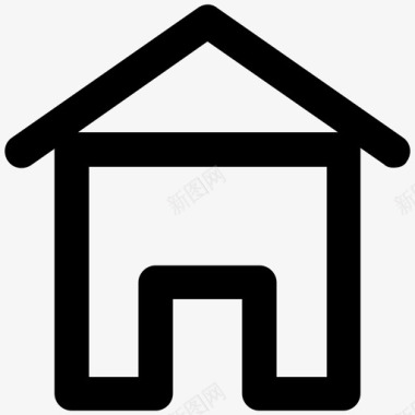 家别墅小屋图标图标