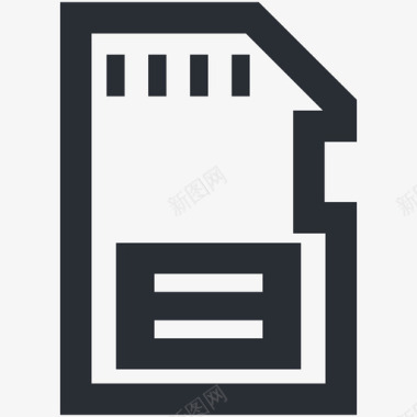 存储卡用户界面和网络图标图标