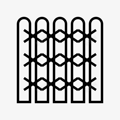 围栏安全限制进入图标svg_新图网 https://ixintu.com 关闭 动物 围栏 墙 安全 屏障 建造 禁止 限制进入