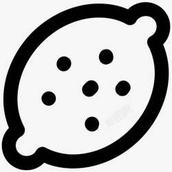 健康物品柠檬食物水果图标高清图片