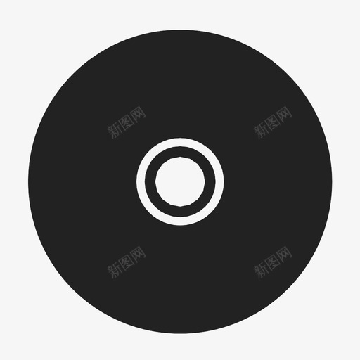 唱片专辑cd图标svg_新图网 https://ixintu.com cd 专辑 唱机 唱片 声音 旋转播放器 旧cd 音乐 音乐文件