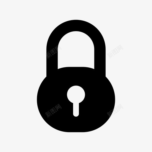 锁螺栓关闭图标svg_新图网 https://ixintu.com 关闭 安全 紧固件 螺栓 连接 钥匙 锁 锁孔