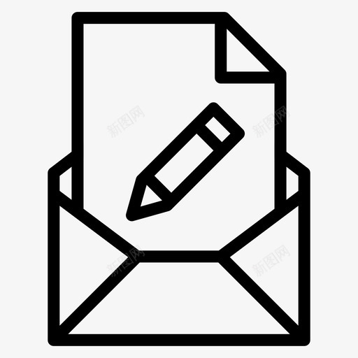铅笔黄色作家无二图标svg_新图网 https://ixintu.com 书法 发送 学校写作 平滑电子邮件 手写 文件 无二 电子邮件 编辑 铅笔 附件 黄色作家
