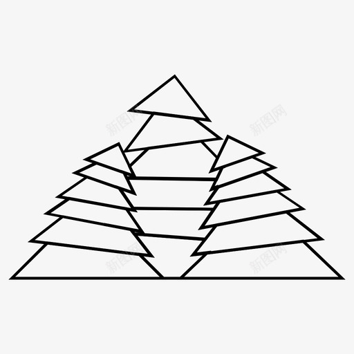 森林云杉新年图标svg_新图网 https://ixintu.com 云杉 仓库 冷杉树 圣诞树 实验室 放大镜 新年 森林 电子商务 预测