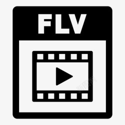 固定视频图像信息2flv文件内存保护程序保存的视频图标高清图片