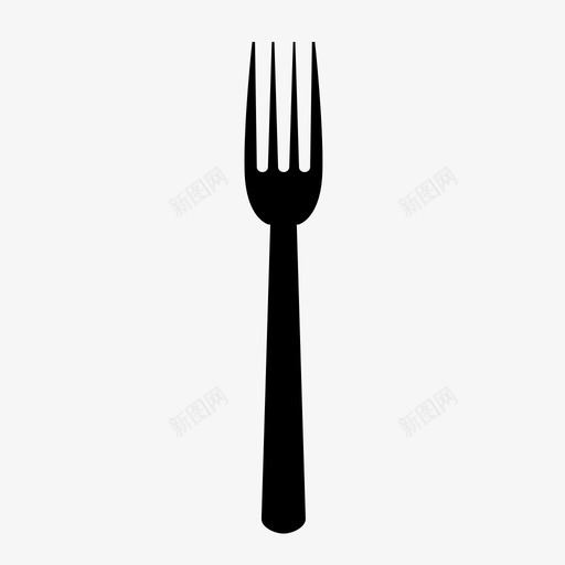叉子银器餐厅图标svg_新图网 https://ixintu.com 厨房 叉子 吃 抓 拿 桌子 美食家 银器 食物 餐厅