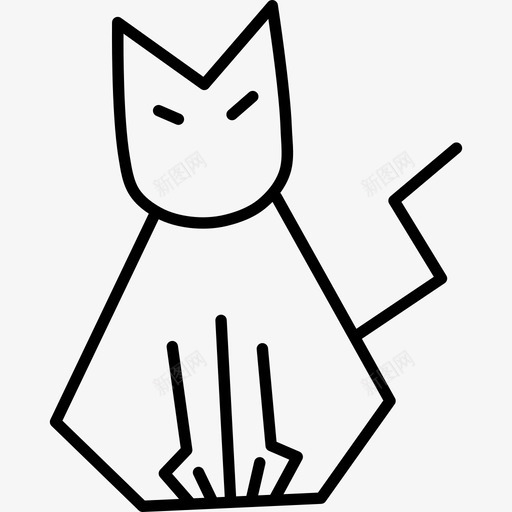 猫愤怒小猫图标svg_新图网 https://ixintu.com 万圣节涂鸦 咕噜 小猫 幽灵 愤怒 汤姆 猫 老鼠