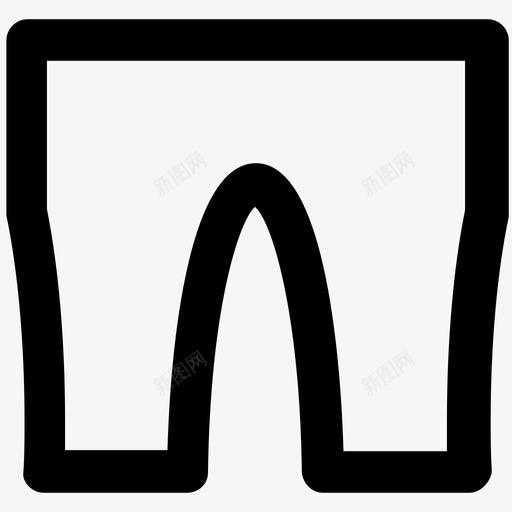 睡衣衣服大胆的线条图标svg_新图网 https://ixintu.com 睡衣 衣服大胆的线条图标