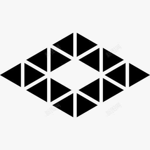 多边形菱形形状图标svg_新图网 https://ixintu.com 多边形菱形 形状