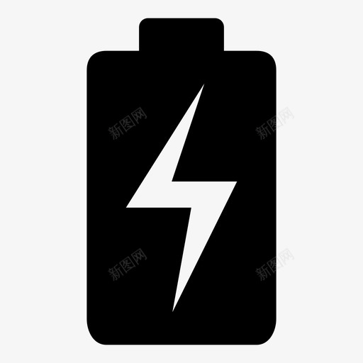充电电池便携式移动图标svg_新图网 https://ixintu.com 便携式 充电电池 光 寿命 电力 移动 能量