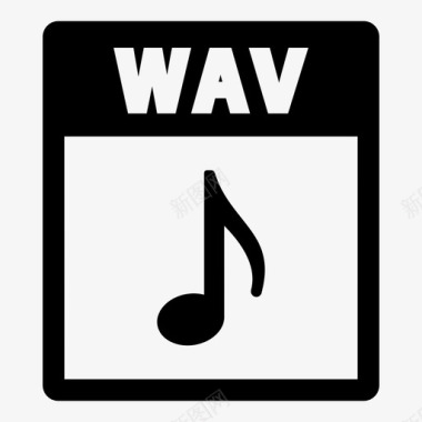 wav文件声音音乐图标图标
