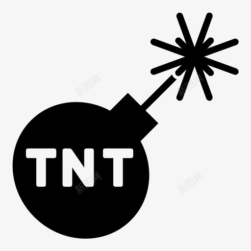 tnt炸弹图标svg_新图网 https://ixintu.com tnt炸弹