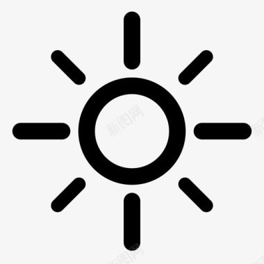 太阳夏天星星图标图标