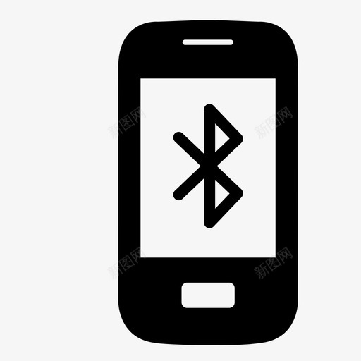 智能手机蓝牙通话移动图标svg_新图网 https://ixintu.com iphone 手机 无线 智能手机蓝牙 移动 蓝牙智能手机 连接 通讯 通话