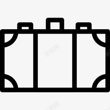 行李后备箱旅行图标图标