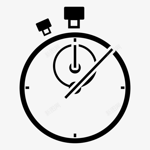 计时器时间秒表图标svg_新图网 https://ixintu.com 体育 分钟 指针 按钮 时间 普罗米修斯 普罗米托厄瓜多尔电影 测量 秒表 计时器