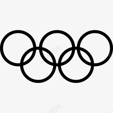 奥运会徽体育几笔图标图标
