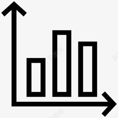 降序图表信息图形线图标图标