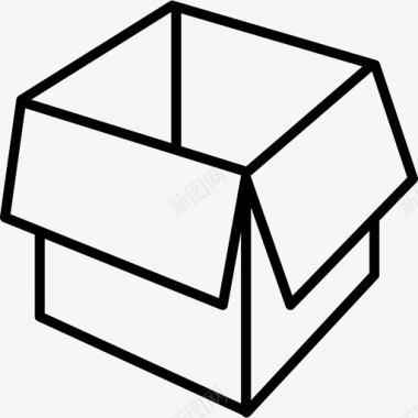包装盒开箱提纲工具用具商场图标图标