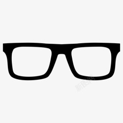 四只眼眼镜视觉太阳镜图标高清图片