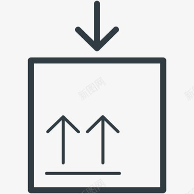 包装符号物流配送载体图标图标