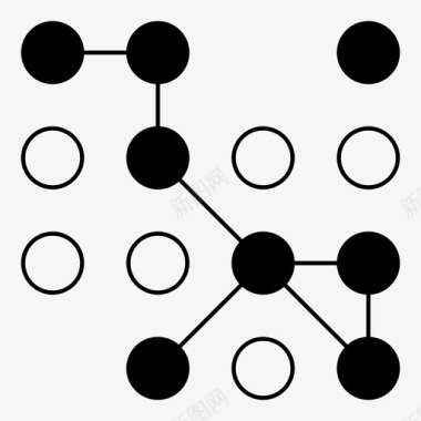 数据地图科学投影图标图标