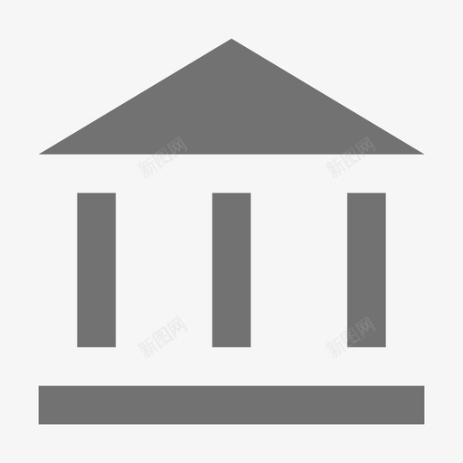 法院金融材料标图标svg_新图网 https://ixintu.com 法院 金融材料设计图标