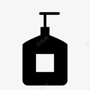 皂液器清洁剂手部图标图标