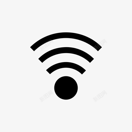 wifi信号针点图标svg_新图网 https://ixintu.com wifi 互联网 估计 信号 增强 实验室 网络 视觉 连接 针点