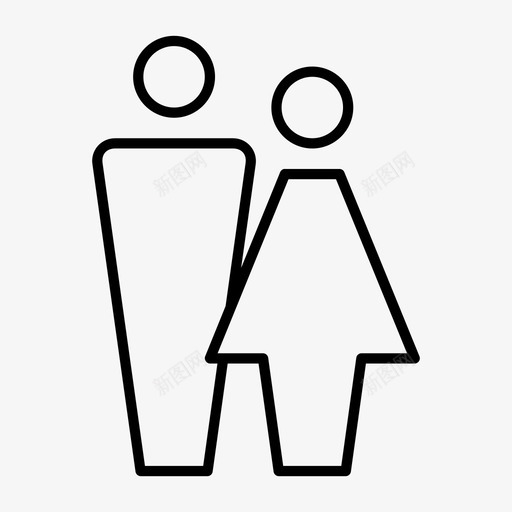 人夫妇家庭图标svg_新图网 https://ixintu.com 人 伴侣 厕所 夫妇 女人 家庭 生意清淡 男人