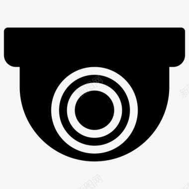 安全摄像头保险箱保护图标图标