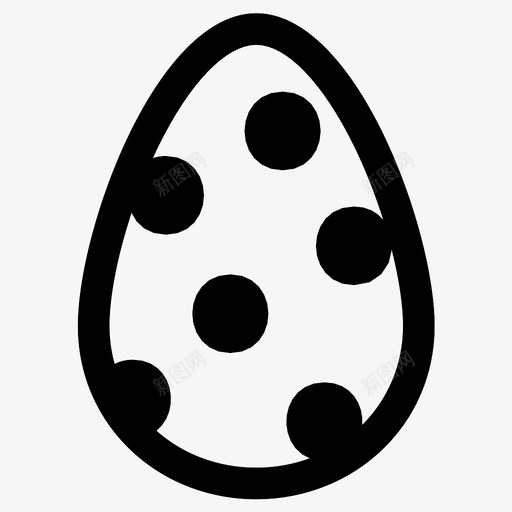 复活节彩蛋好玩轻松图标svg_新图网 https://ixintu.com 圆点 复活节假期 复活节彩蛋 好玩 庆祝 彩蛋 搜索 轻松