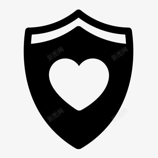 保护爱跳动保卫图标svg_新图网 https://ixintu.com 保卫 保护爱 安全 心 护盾 许可证 跳动
