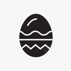 鸡蛋组合鸡蛋组合图案黑色复活节彩蛋图标高清图片