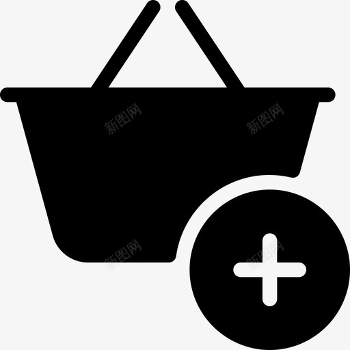 添加项目保存请求购物图标svg_新图网 https://ixintu.com 保存请求 加一 存款 想要这个 放入 添加项目 购物 购物实心图标 购物篮