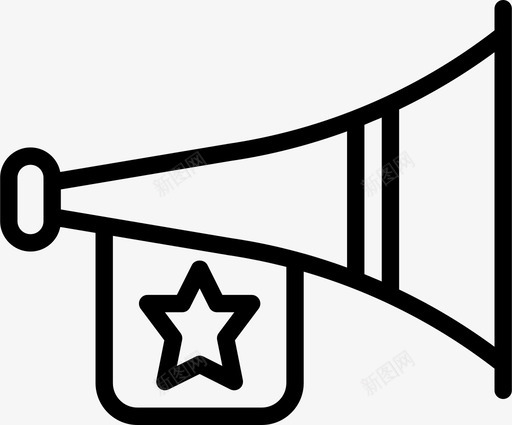 大张旗鼓象征聚会图标svg_新图网 https://ixintu.com 7月4日 乐器 号角 大张旗鼓 小号 聚会 节日 节日概要 象征 铜管