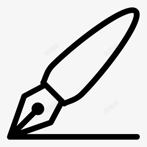 笔圆珠笔墨水图标svg_新图网 https://ixintu.com 书写 圆珠笔 墨水 涂鸦 笔 纸 线 钢笔 铅笔