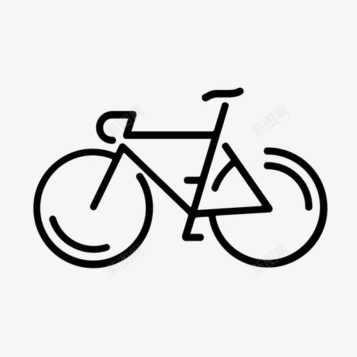 自行车运动娱乐图标svg_新图网 https://ixintu.com 交通工具 公路自行车 娱乐 玩具 自行车 运动 骑行