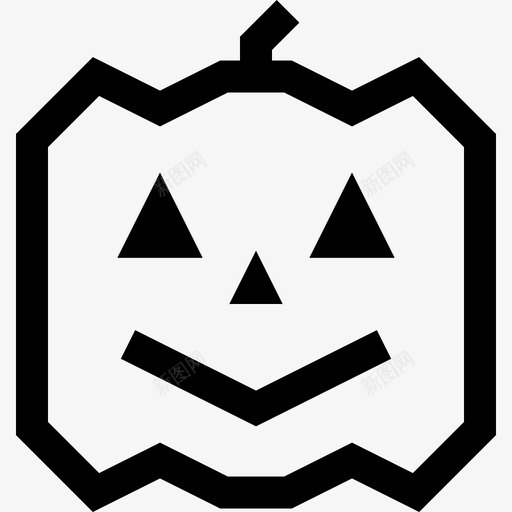 jackolanternjacko灯笼微笑图标svg_新图网 https://ixintu.com jackolantern jacko灯笼 万圣节 万圣节南瓜 南瓜 微笑 恐怖 材料 物体 艺术品 蔬菜