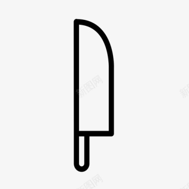 小刀厨房菜刀图标图标
