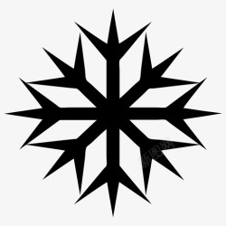 细腻icon雪花警告薄图标高清图片