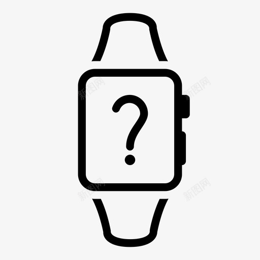 问号手表什么想要图标svg_新图网 https://ixintu.com 什么 你 做 发布 帮助 应用程序 想要 知道 设备 问号手表