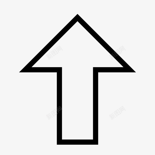 向上箭头百万像素前进图标svg_新图网 https://ixintu.com 上传 前进 向上箭头 弓 方向 方框 波段 百万像素 蓝牙 角箭头