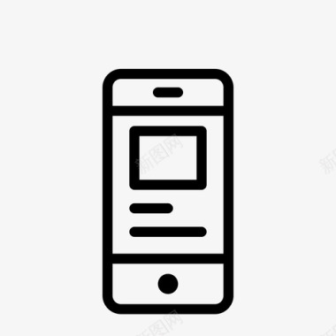 智能手机技术iphone图标图标