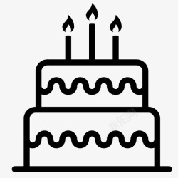 手机蛋糕叔叔图标生日蛋糕甜品智能手机图标高清图片
