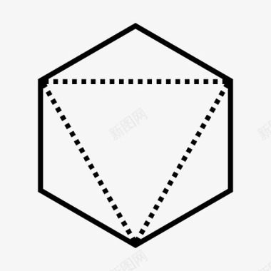 八面体空气骰子图标图标
