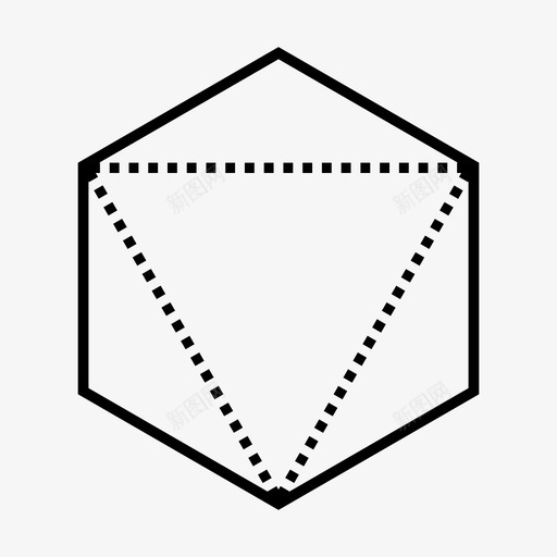 八面体空气骰子图标svg_新图网 https://ixintu.com 三角形 八面体 几何学 数学 柏拉图式立体 点 空气 骰子