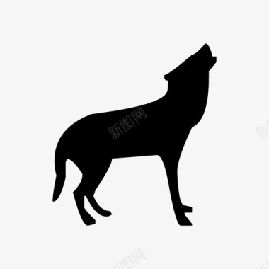 狗动物毛茸茸的图标图标