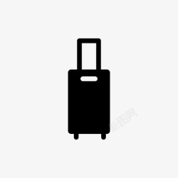 滚轮箱子采购产品行李机场箱子图标高清图片